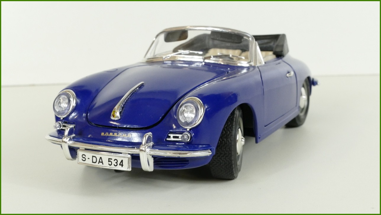 Kovový Model Bburago 1:18 - Porsche 356 B (1961)