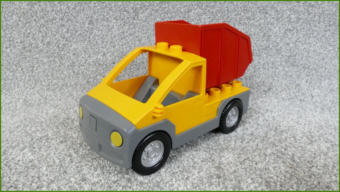 Lego® Duplo® Korba pro Nákladní a Jiná Auta (Úzký Červený)
