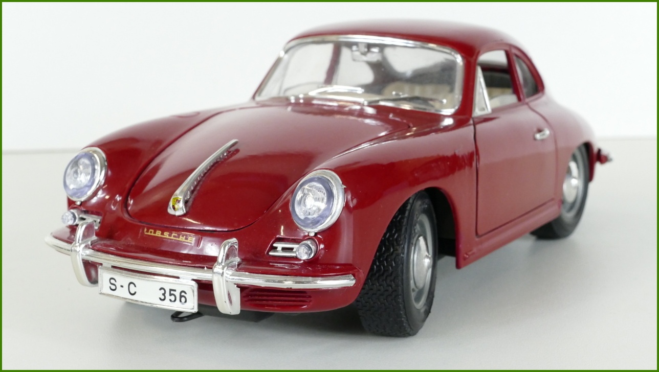 Kovový Model Bburago 1:18 - Porsche 356 B (1961)
