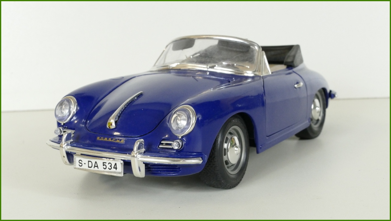 Kovový Model Bburago 1:18 - Porsche 356 B (1961)