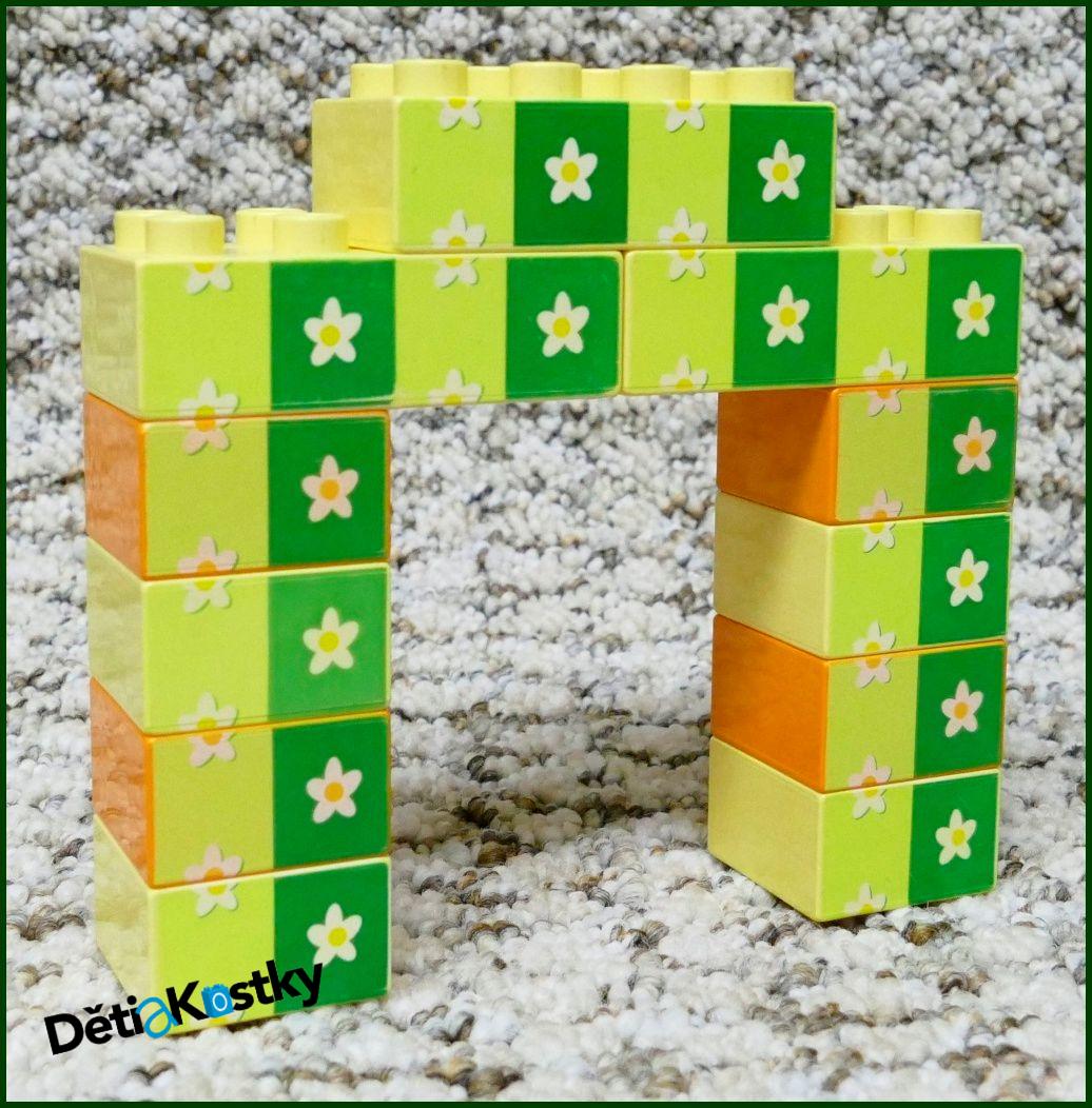 Lego® Duplo® Kostka 2x4 Světle Žlutá - Květiny