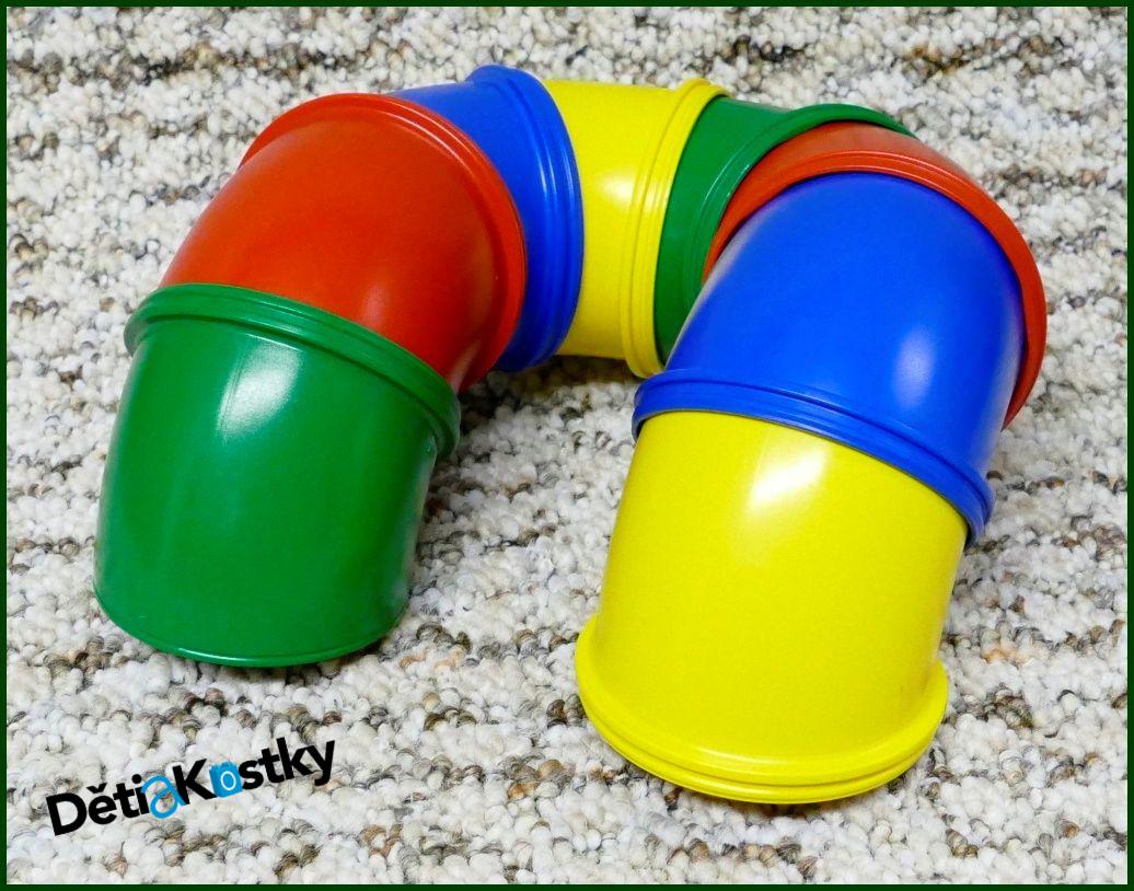 Lego® Duplo® Potrubí 45° Červená