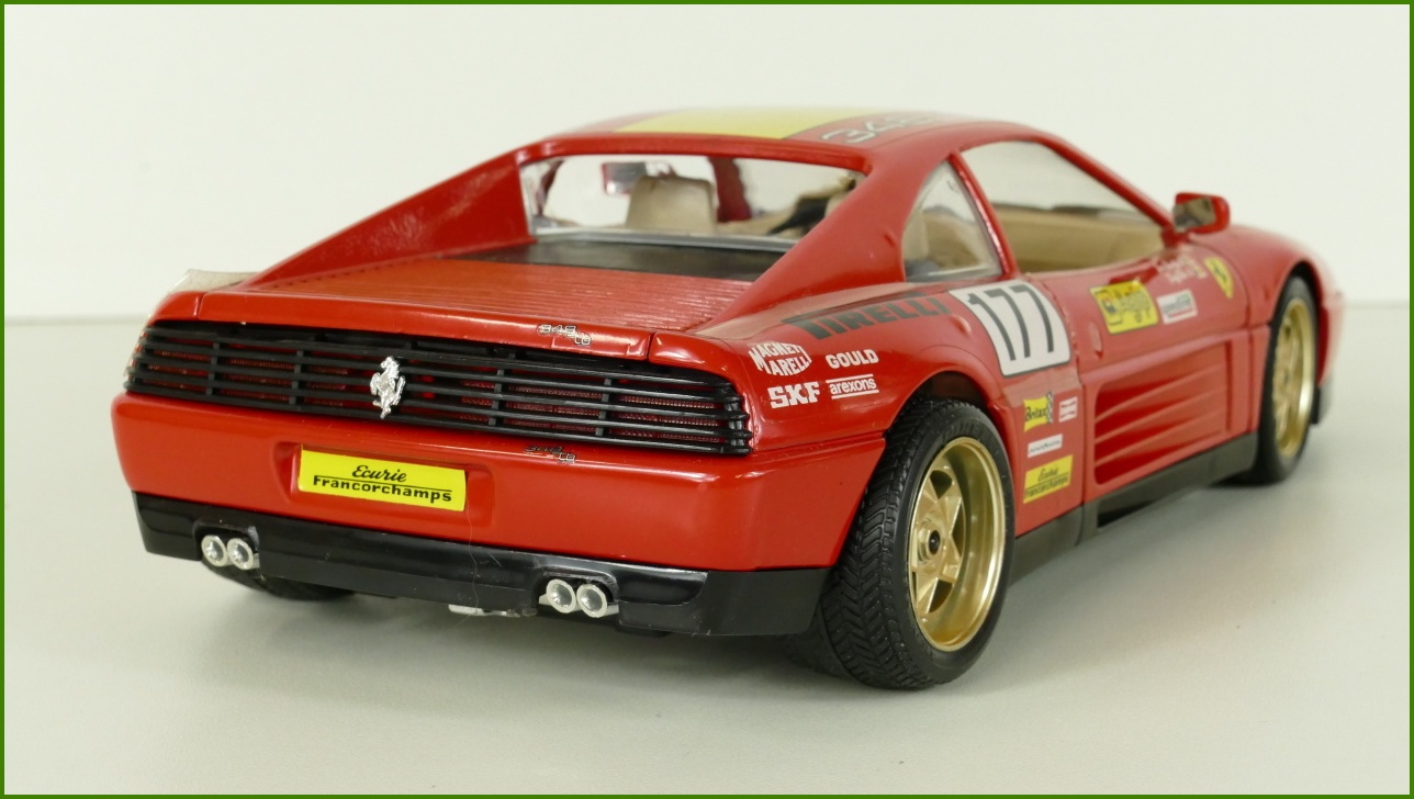 Kovový Model Bburago 1:18 - Ferrari 348 tb Evoluzione (1991) s Krabicí
