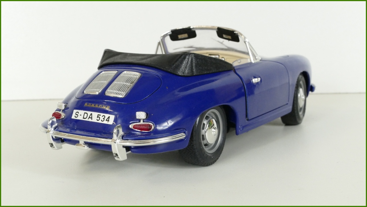 Kovový Model Bburago 1:18 - Porsche 356 B (1961)