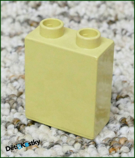 Lego® Duplo® Kostka 1x2x2 Světle Béžová