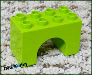 Lego® Duplo® Kostka Podstavec Mostu 2x4 Limetka (Podloubí)