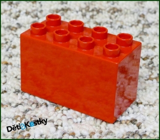 Lego® Duplo® Kostka 2x4x2 Červená