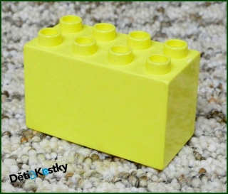 Lego® Duplo® Kostka 2x4x2 Světle Žlutá