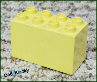 Lego® Duplo® Kostka 2x4x2 Světle Béžová