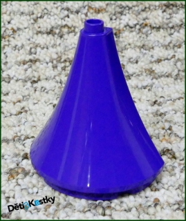 Lego® Duplo® Stříška Zámku (Věžička) Větší - Tmavě Fialová