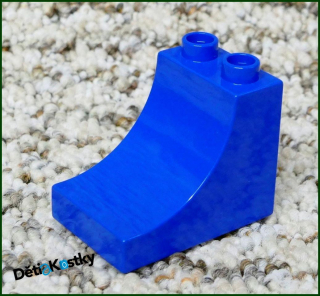 Lego® Duplo® Kostka 3x2 Stříška Zakulacená Modrá