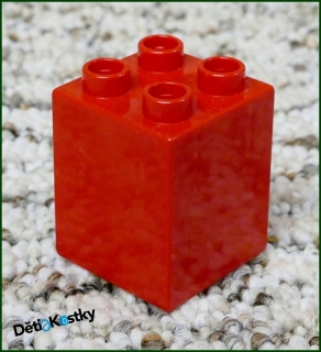 Lego® Duplo® Kostka 2x2x2 Červená