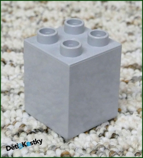 Lego® Duplo® Kostka 2x2x2 Světle Šedá