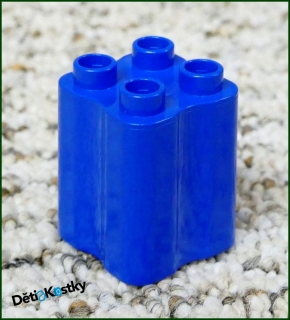 Lego® Duplo® Kostka 2x2x2 Tvarovaná Modrá