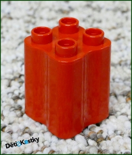 Lego® Duplo® Kostka 2x2x2 Tvarovaná Červená