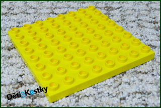 Lego® Duplo® Podložka/Deska 8x8 Žlutá