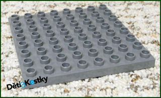 Lego® Duplo® Podložka/Deska 8x8 Tmavě Šedá