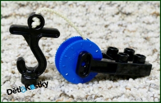 Lego® Duplo® Naviják Malý - Modré Kolečko/Hák