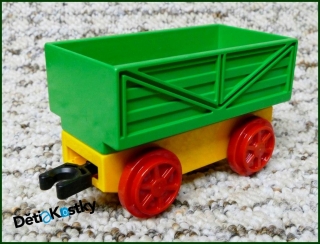 Lego® Duplo® Vagon Malý Oranžový - Zelená Korba