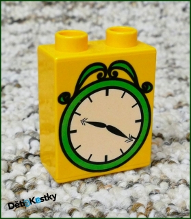 Lego® Duplo® Kostka 1x2x2 Oranžová - Budík