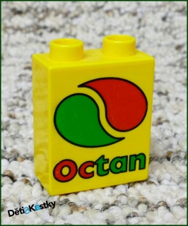 Lego® Duplo® Kostka 1x2x2 Žlutá - Octan