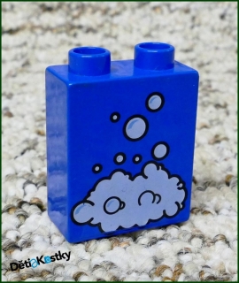 Lego® Duplo® Kostka 1x2x2 Modrá - Bubliny
