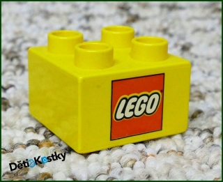 Lego® Duplo® Kostka Žlutá 2x2 Lego