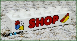 Lego® Duplo® Kostka 2x6 Shop Zmrzlina / Hotdog