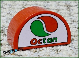 Lego® Duplo® Kostka Půlkulatá Červená - Octan