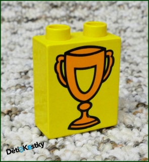 Lego® Duplo® Kostka 1x2x2 Žlutá - Pohár