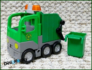 Lego® Duplo® Popeláři / Náklaďák Zelený s Majáčkem