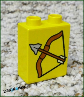 Lego® Duplo® Kostka 1x2x2 Žlutá - Luk