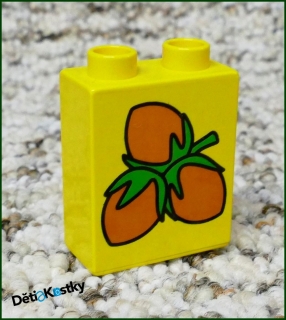 Lego® Duplo® Kostka 1x2x2 Žlutá - Oříšky