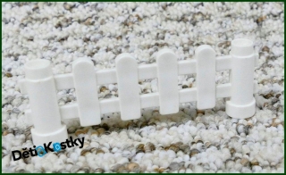 Lego® Duplo® Plot s deskami Bílý