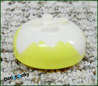 Lego® Duplo® Kostka - Kopeček Zmrzliny Žluto/Bílý