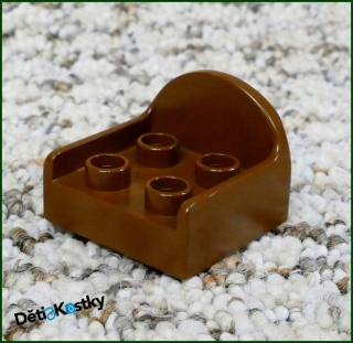 Lego® Duplo® Křeslo Nízké Hnědé