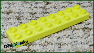 Lego® Duplo® Podložka/Destička 2x8 Světle Žlutá