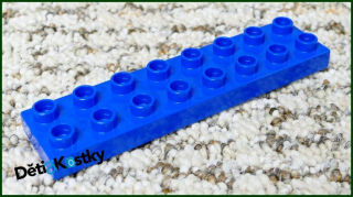 Lego® Duplo® Podložka/Destička 2x8 Modrá