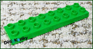 Lego® Duplo® Podložka/Destička 2x8 Světle Zelená