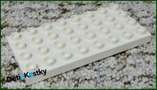 Lego® Duplo® Podložka/Destička 4x8 Bílá
