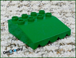 Lego® Duplo® Střecha Nízká Tmavě Zelená