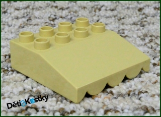 Lego® Duplo® Střecha Nízká Béžová