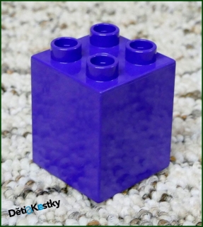 Lego® Duplo® Kostka 2x2x2 Fialová