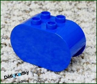 Lego® Duplo® Kostka 2x4x2 Zaoblená Modrá