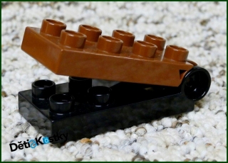 Lego® Duplo® Rozevírací Kostka Hnědá