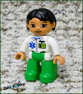 Lego® Duplo® Figurka Doktorka Zeleno/Bílá