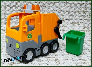 Lego® Duplo® Popeláři / Náklaďák Oranžový s Majáčkem