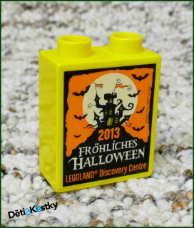 Lego® Duplo® Kostka 1x2x2 Žlutá - Halloween 2013
