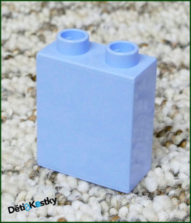 Lego® Duplo® Kostka 1x2x2 Světlounce Modrá