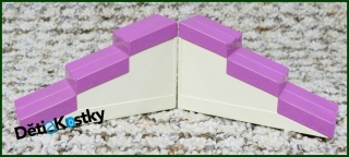 Lego® Duplo® Střechy Růžovo-Bílé
